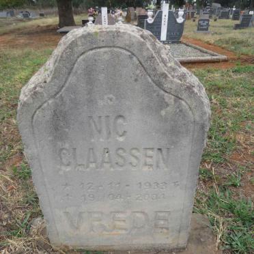 CLAASSEN Nic 1933-2004