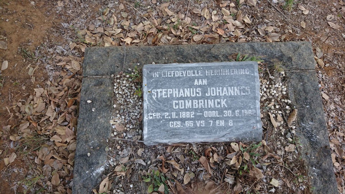 COMBRINCK Stephanus Johannes 1882-1962