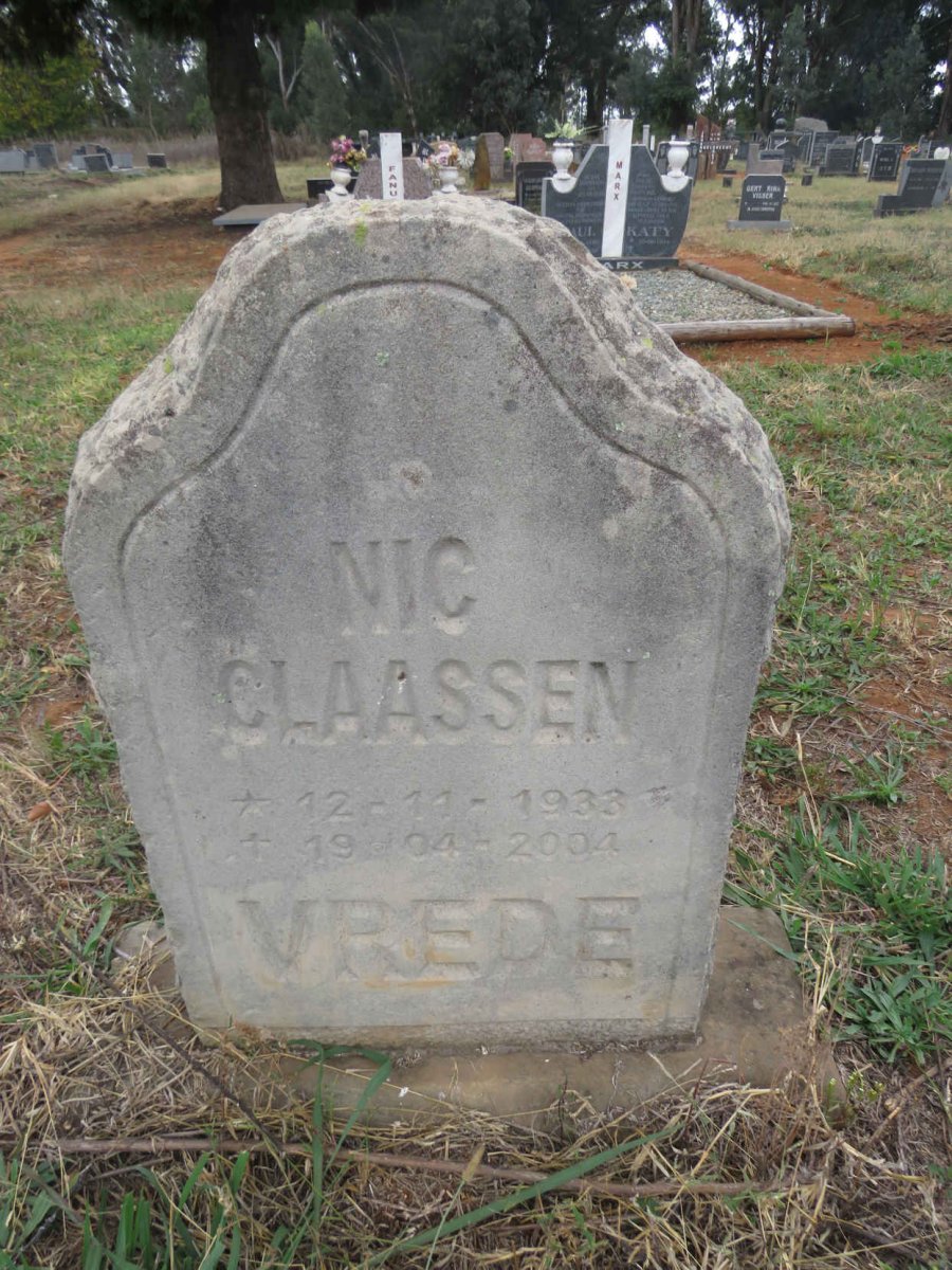 CLAASSEN Nic 1933-2004