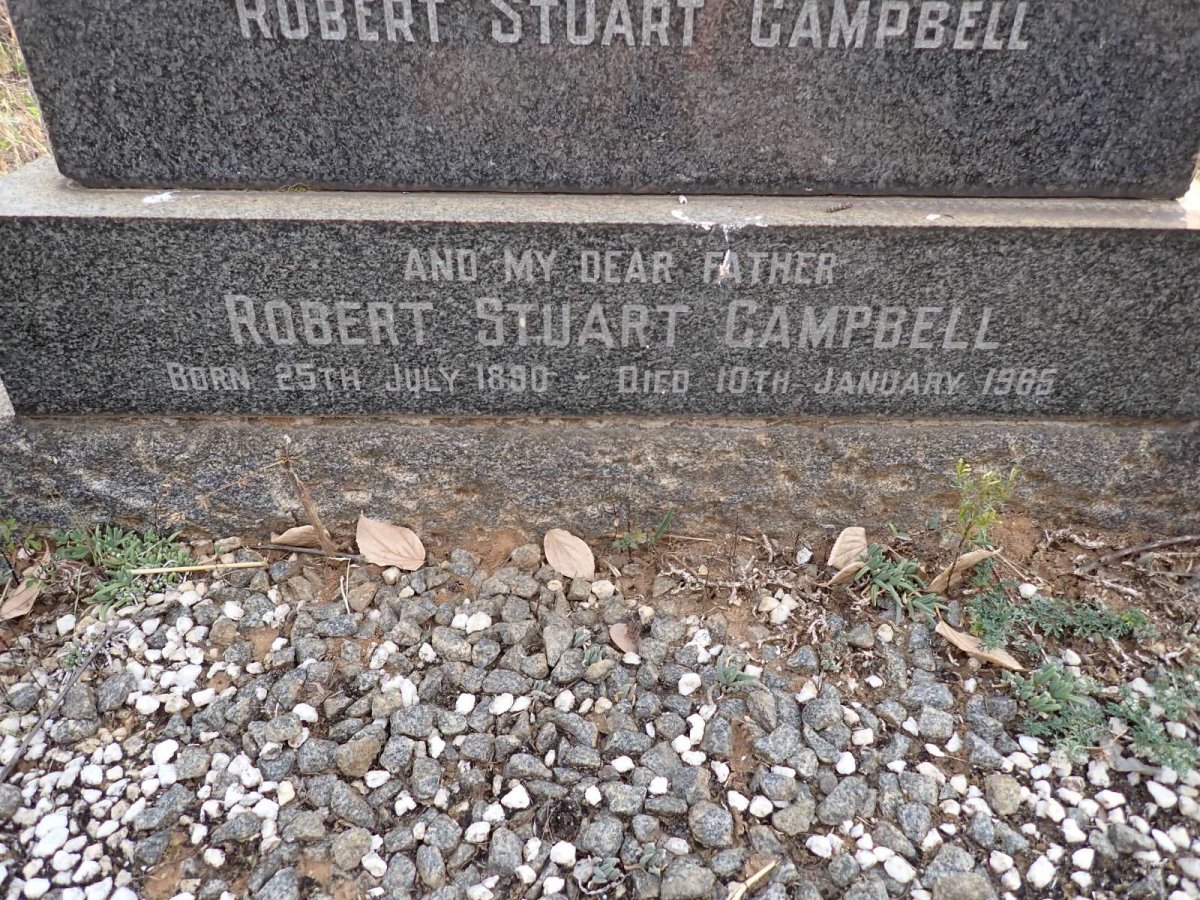 CAMPBELL Robert Stuart 1890-1965 & Dorothea LUYT 1900-1956