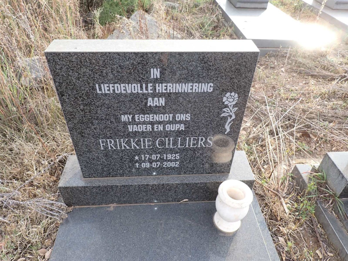 CILLIERS Frikkie 1925-2002