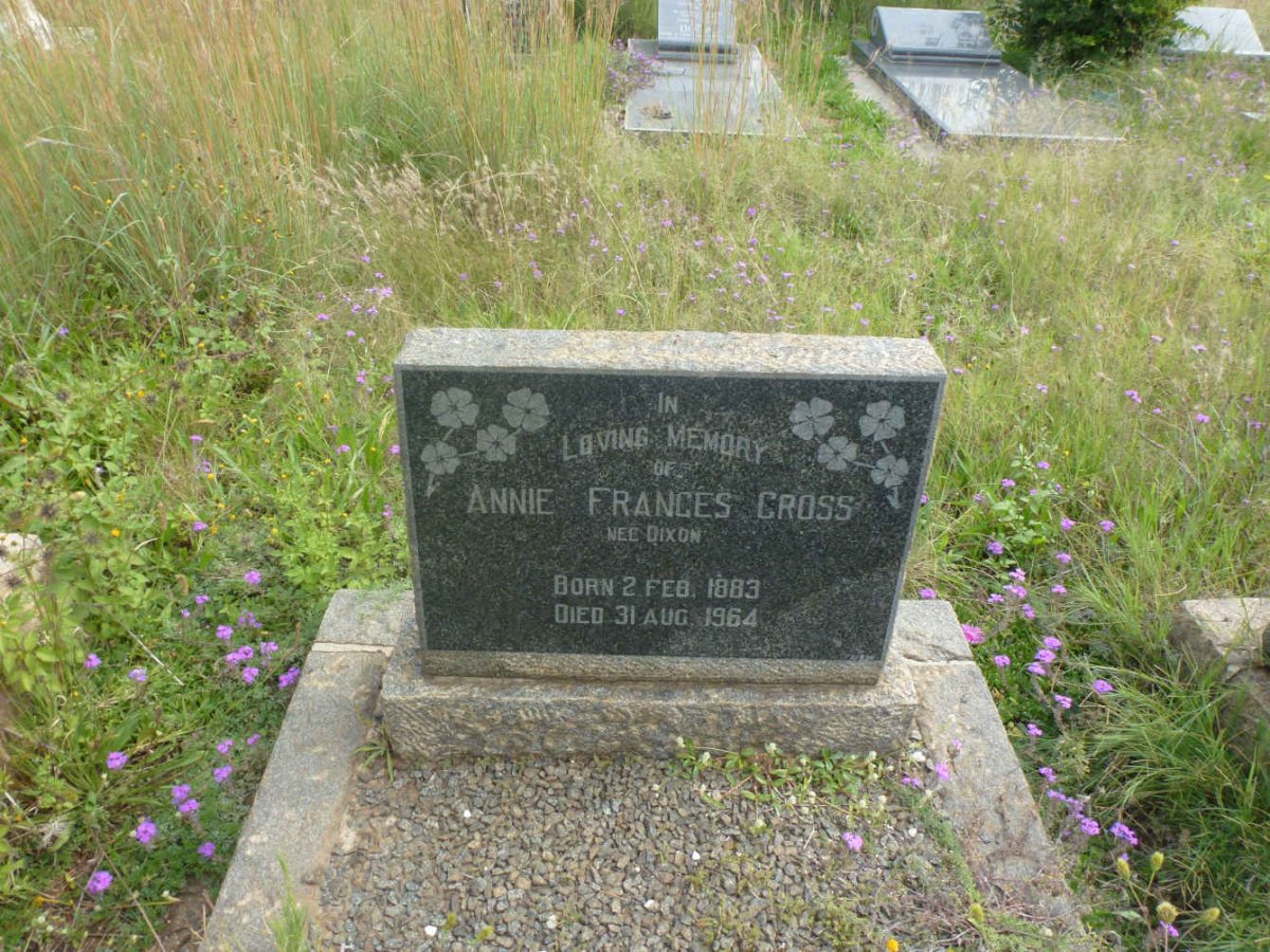 CROSS Annie Frances nee DIXON 1883-1964
