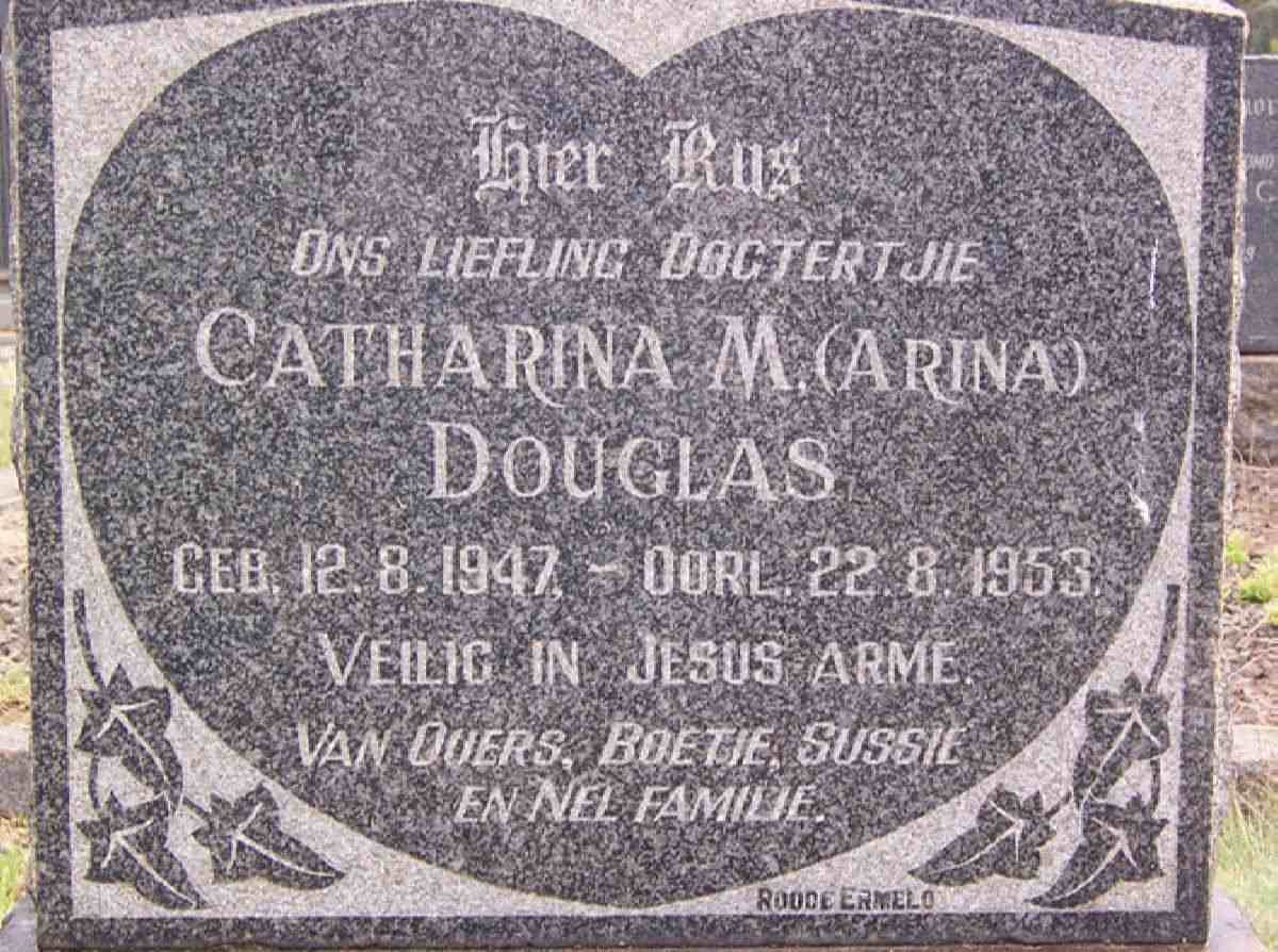 DOUGLAS Catharina M. 1947-1953