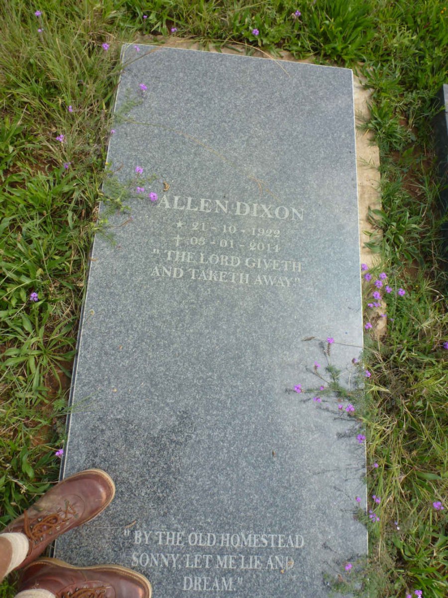 DIXON Allen 1922-2014