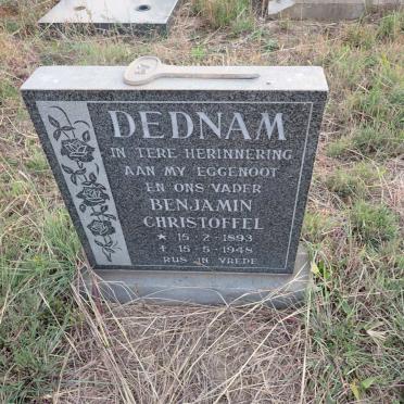 DEDNAM Benjamin Christoffel 1893-1948