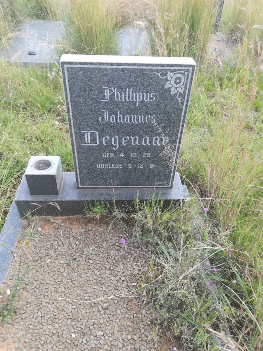 DEGENAAR Phillipus Johannes 1929-1991