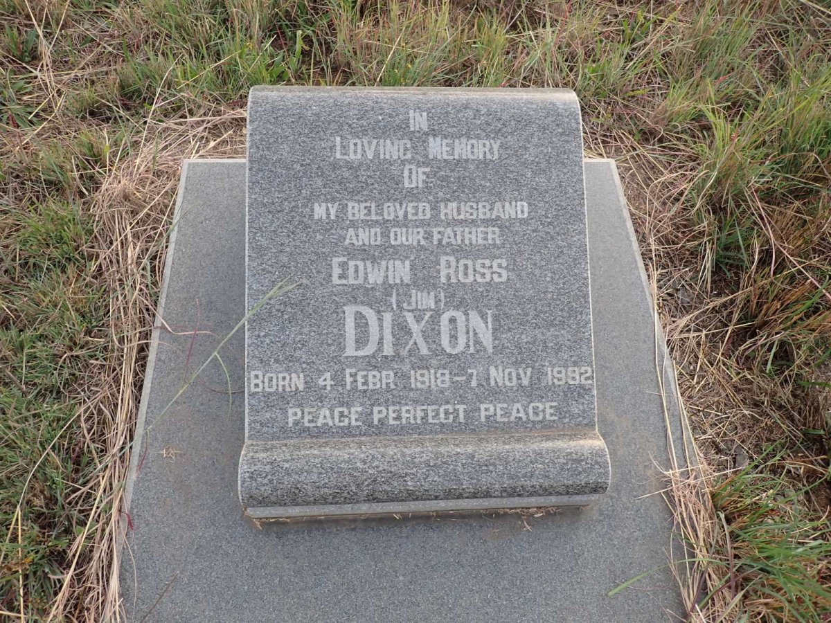 DIXON Edwin Ross 1918-1982