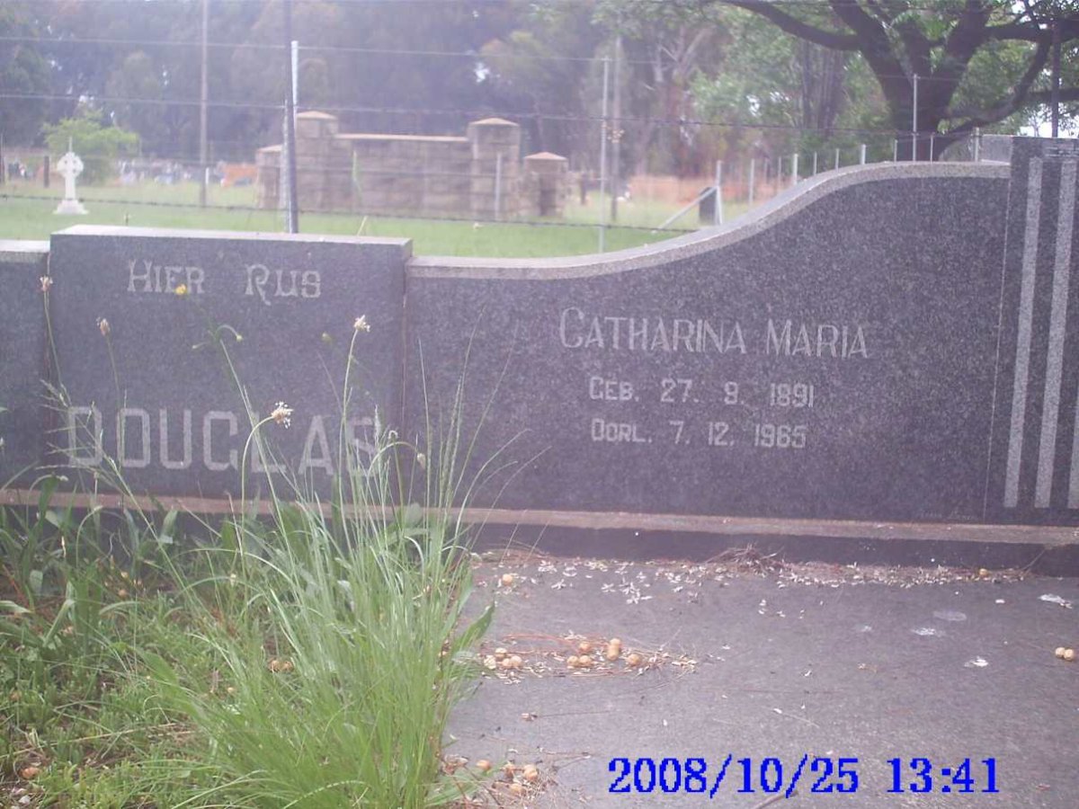 DOUGLAS Alexander Hendrik 1880-1966 &amp; Catharina Maria 1891-1965 _2