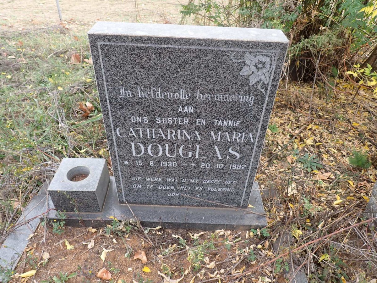 DOUGLAS Catharina Maria 1930-1982