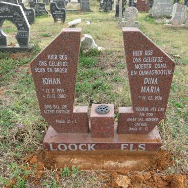 ELS Dina Maria 1926- :: LOOCK Johan 1955-2002