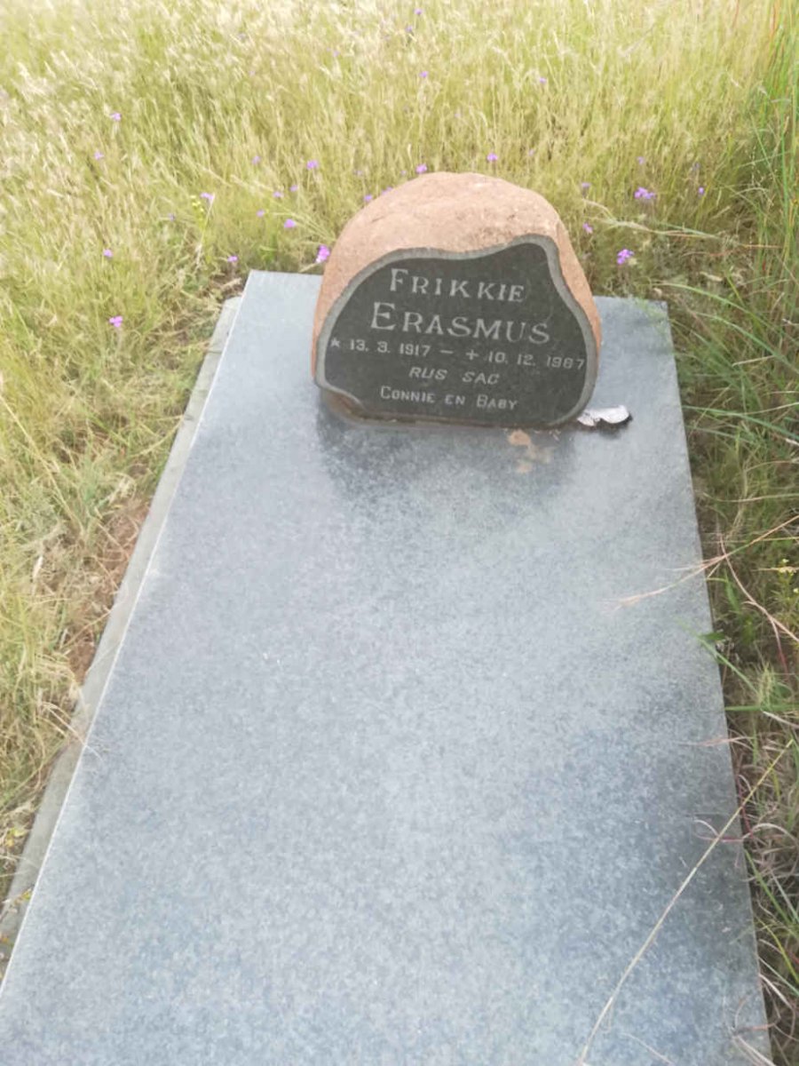 ERASMUS Frikkie 1917-1987