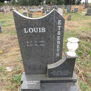 ETSEBETH Christiaan Andreas 1949-2022 :: ETSEBETH Louis 1988-2007