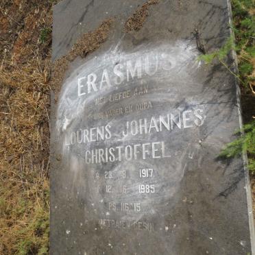ERASMUS Lourens Johannes Christoffel 1917-1985
