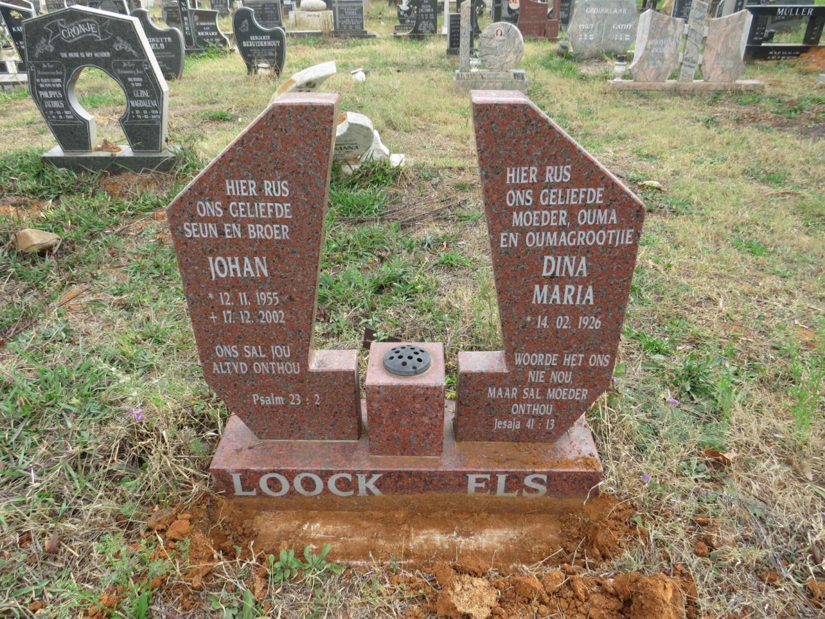 ELS Dina Maria 1926- :: LOOCK Johan 1955-2002