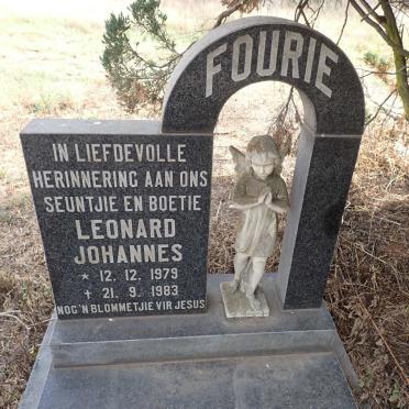 FOURIE Leonard Johannes 1979-1983