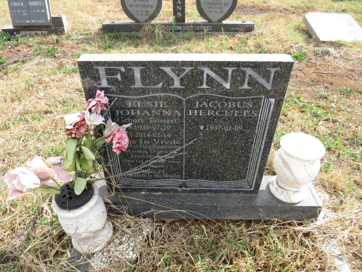 FLYNN Jacobus Hercules 1937- & Elsie Johanna BOSSERT 1936-2014