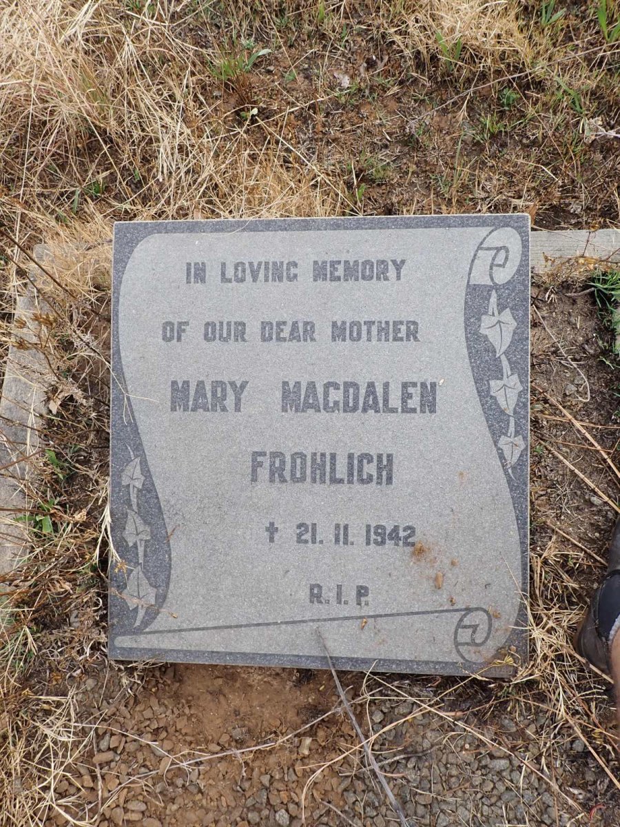 FROHLICH Mary Magdalen -1942