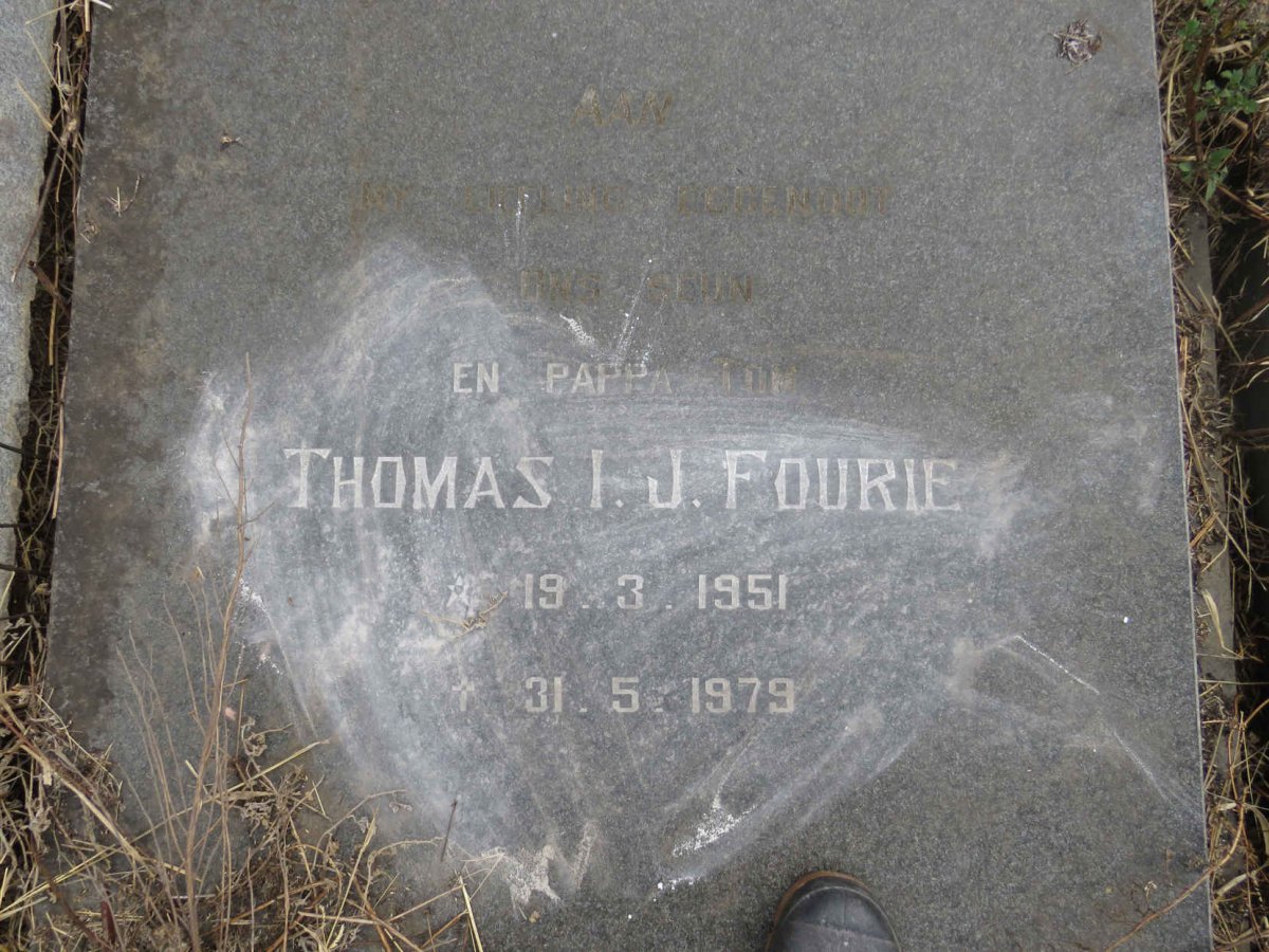 FOURIE Thomas I.J. 1951-1979