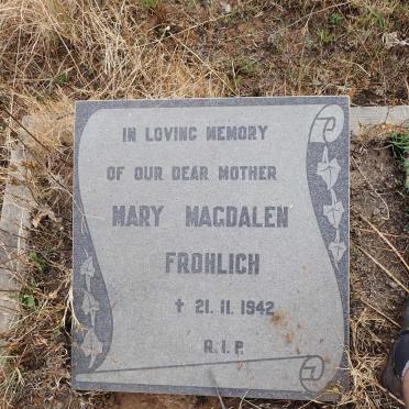 FROHLICH Mary Magdalen -1942