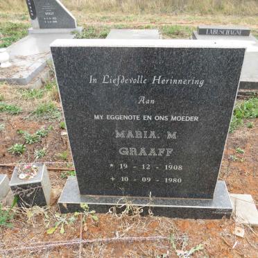 GRAAFF Maria M. 1908-1980