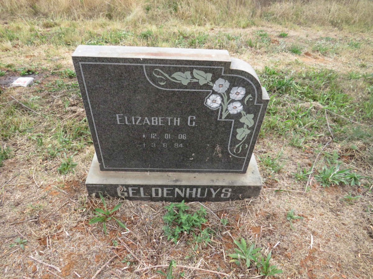 GELDENHUYS Elizabeth C. 1906-1994
