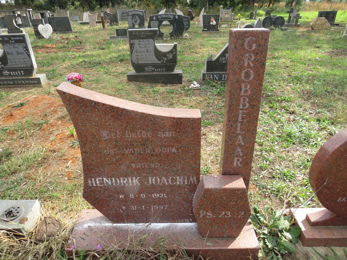 GROBBELAAR Hendrik Joachim 1921-1997