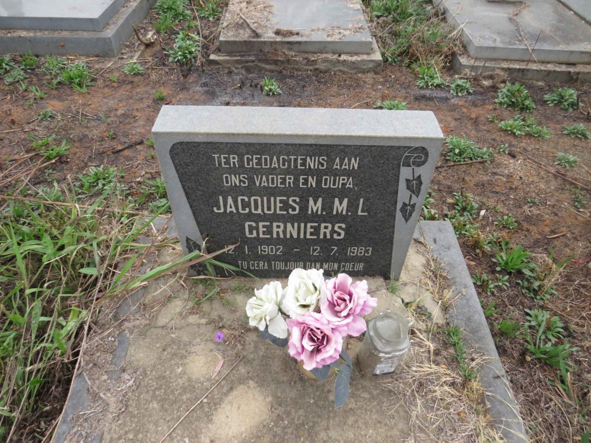 GERNIERS Jacques M.M.L. 1902-1983