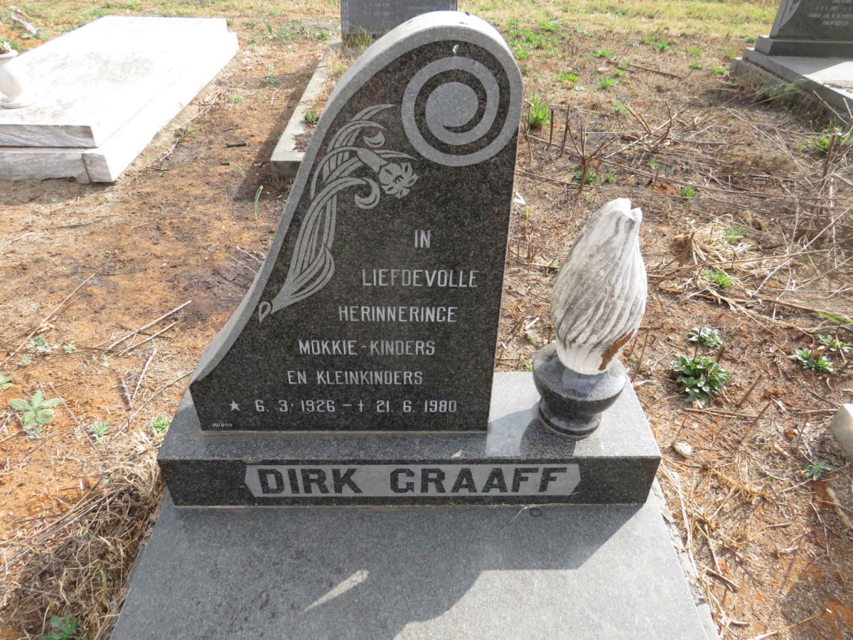 GRAAFF Dirk 1926-1980