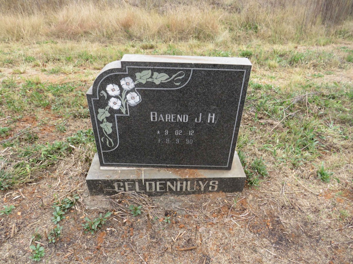 GELDENHUYS Barend J.H. 1912-1990