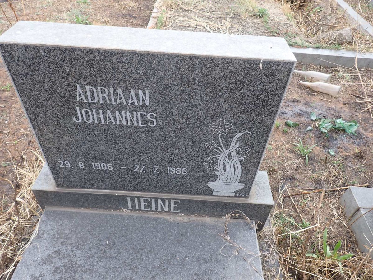 HEINE Adriaan Johannes 1906-1986