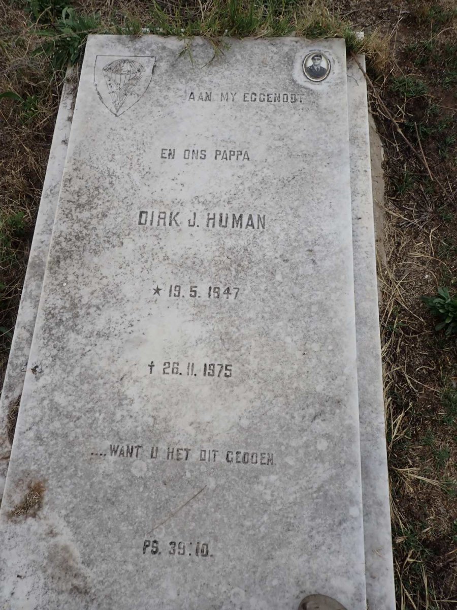 HUMAN Dirk J. 1947-1975