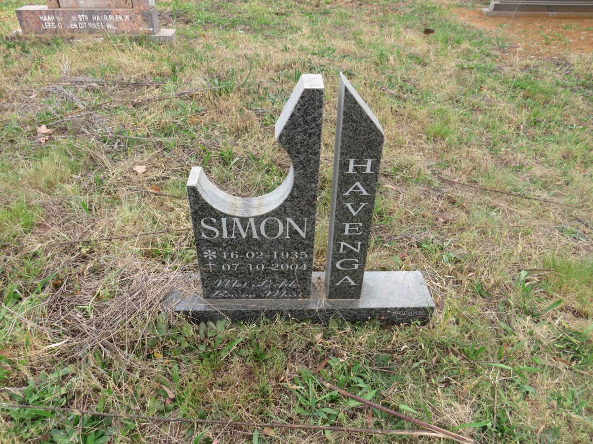 HAVENGA Simon 1935-2004
