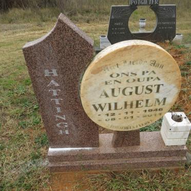 HATTINGH August Wilhelm 1946-2011