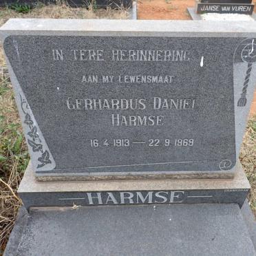 HARMSE Gerhardus Daniel 1913-1969