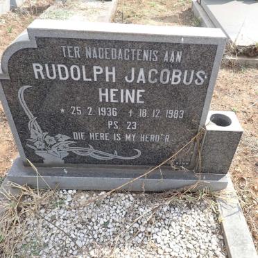 HEINE Rudolph Jacobus 1936-1983