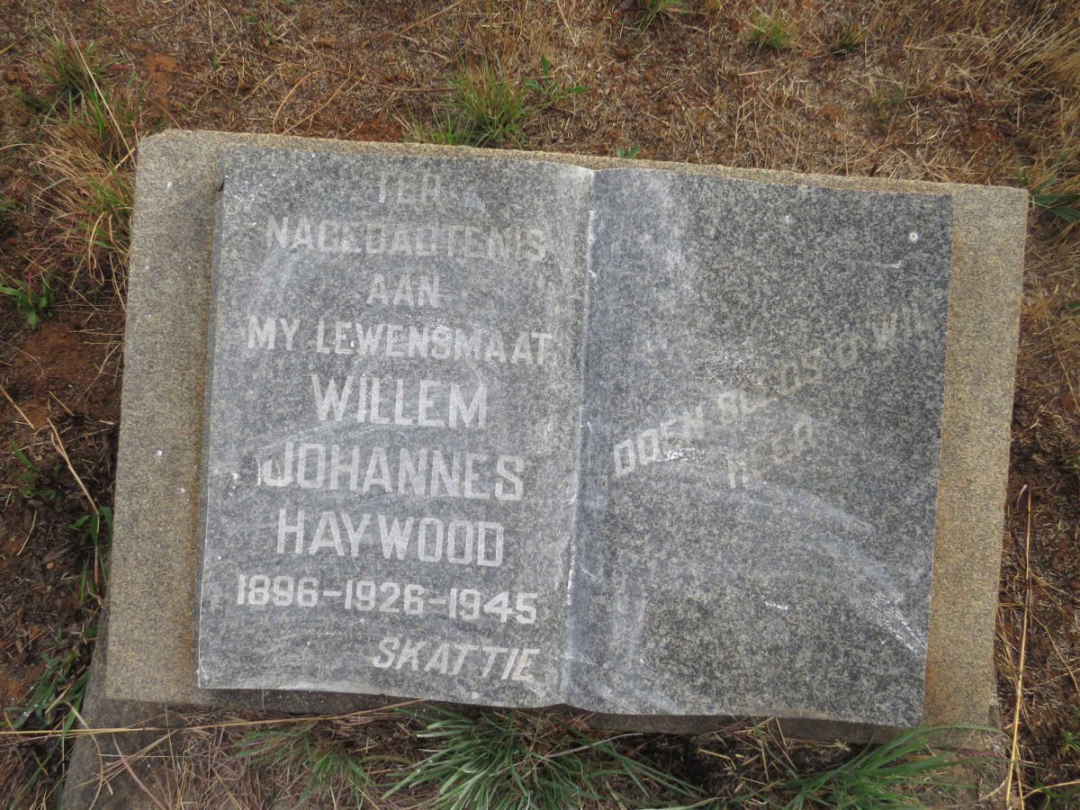 HAYWOOD Willem Johannes 1896-1945