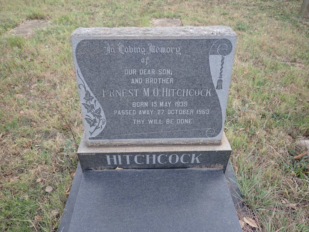HITCHCOCK Ernest M.O. 1939-1963