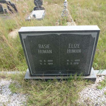 HUMAN Basie 1889-1969 &amp; Elize 1899-1978