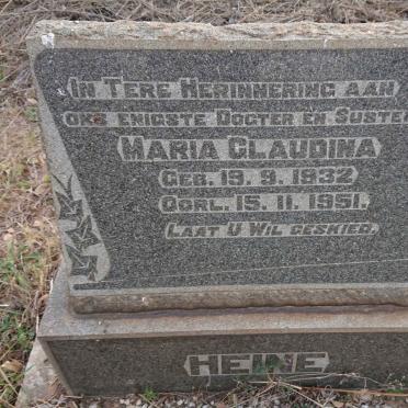 HEINE Maria Glaudina 1932-1951