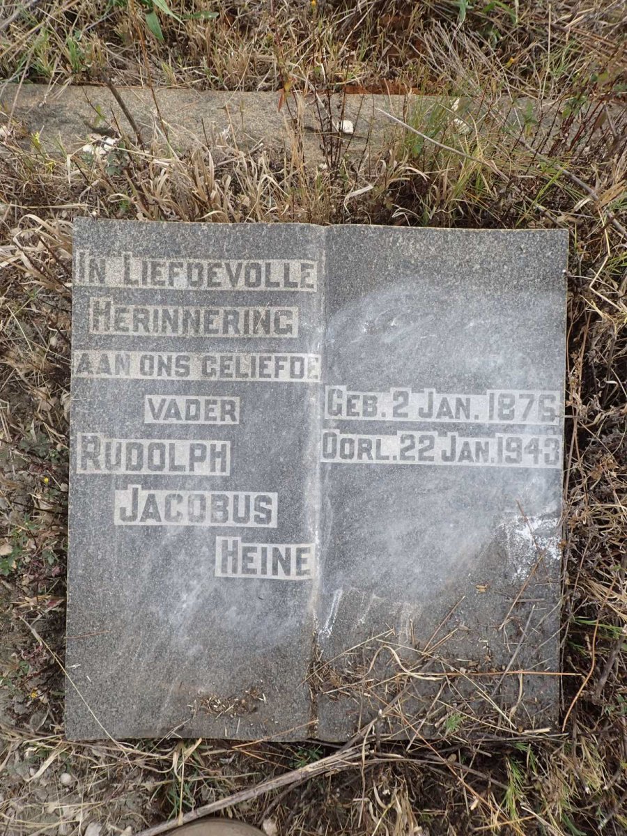 HEINE Rudolph Jacobus 1876-1943