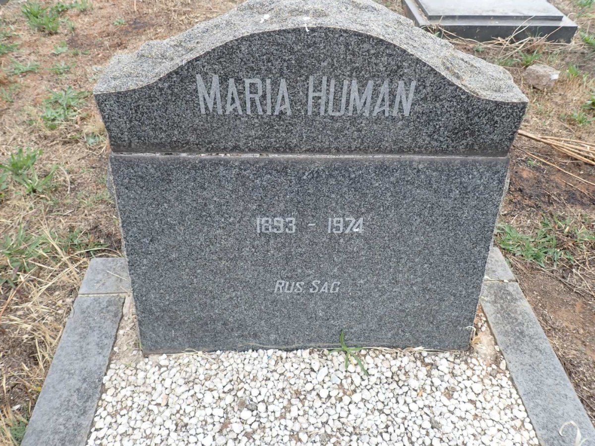 HUMAN Maria 1893-1974