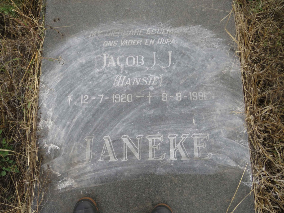 JANEKE Jacob J.J. 1920-1991