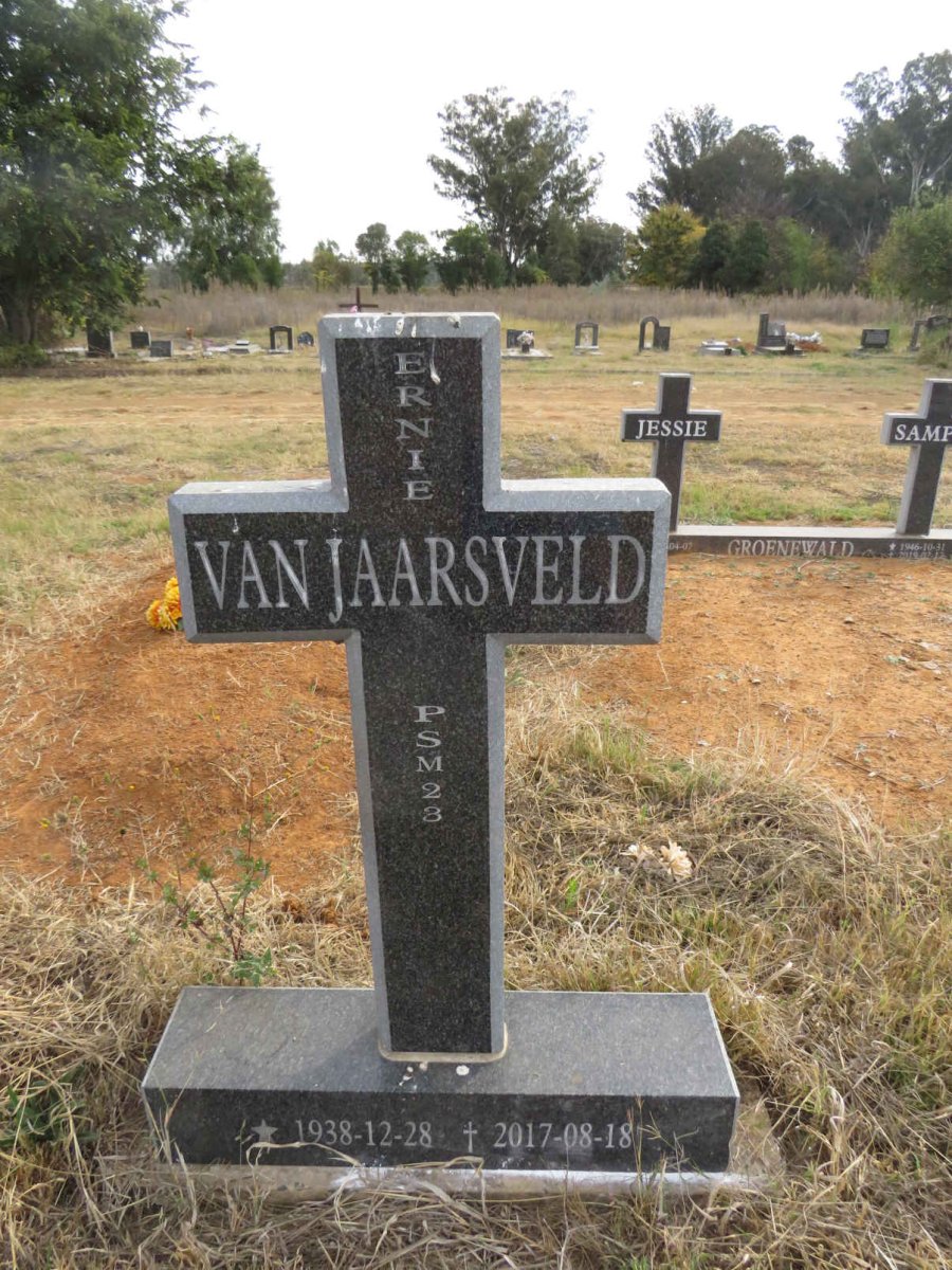 JAARSVELD Ernie, van 1938-2017