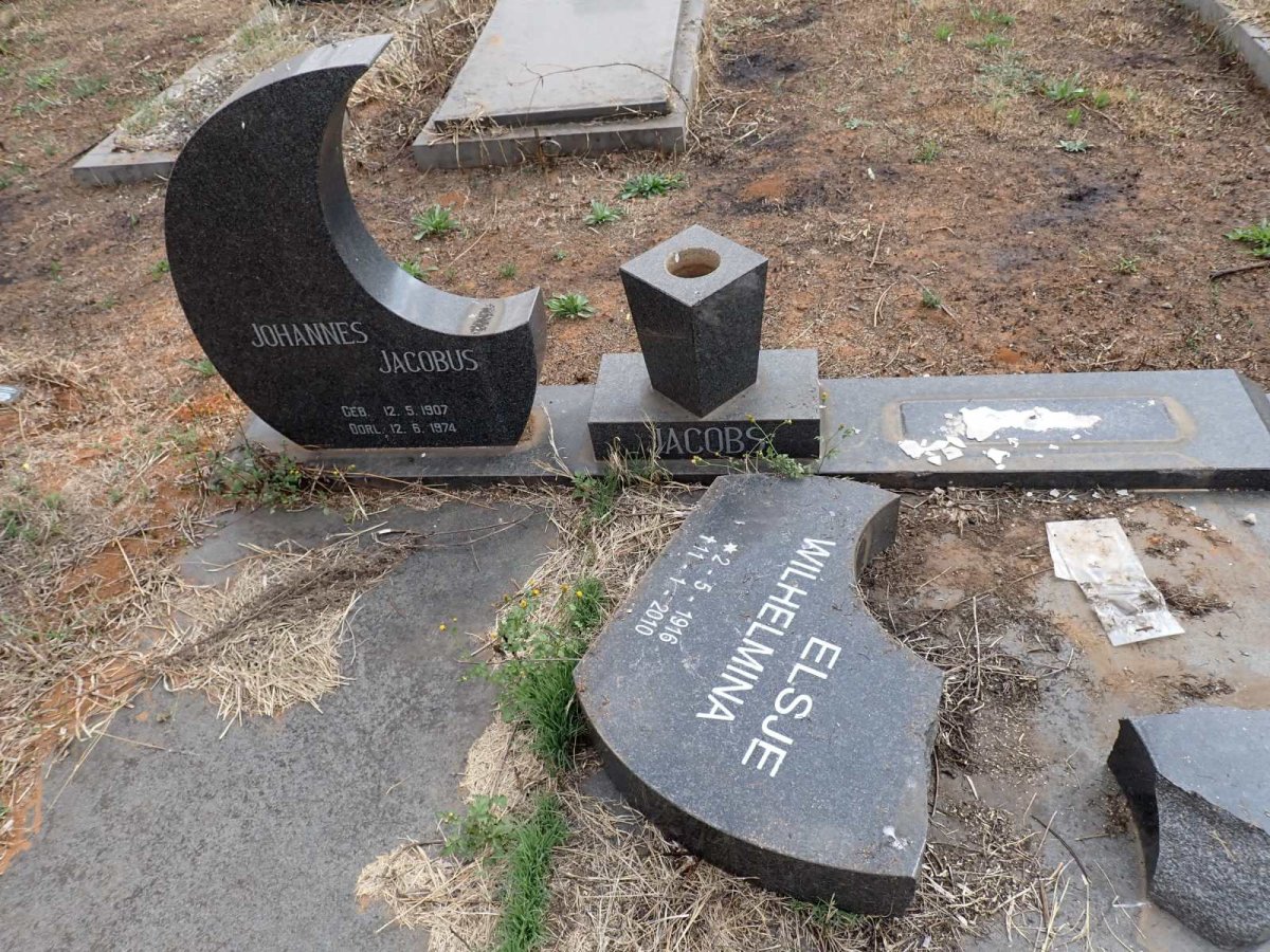 JACOBS Johannes Jacobus 1907-1974 & Elsje Wilhelmina 1916-2010