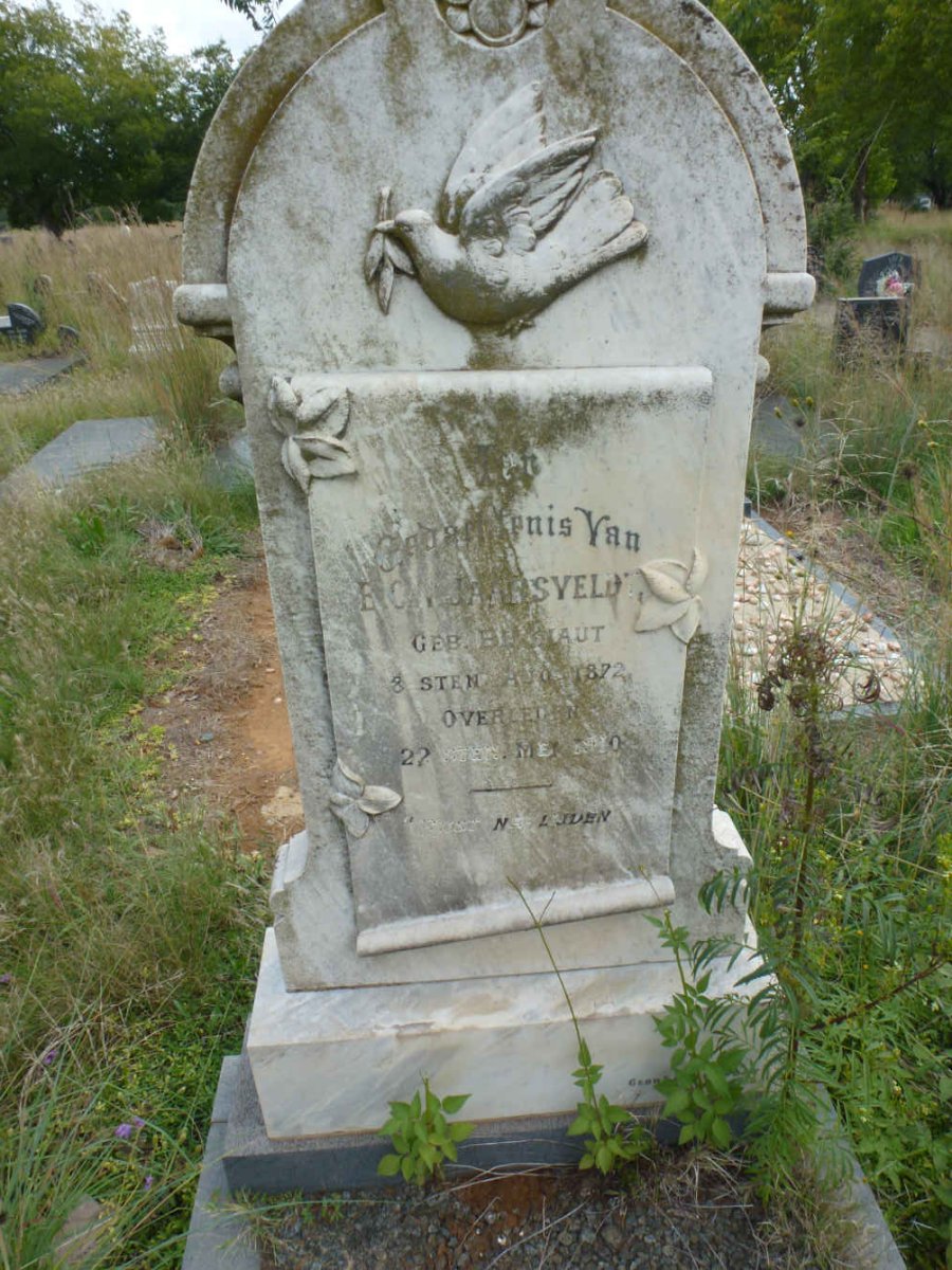 JAARSVELDT E.C., van nee BLIGNAUT 1872-1910