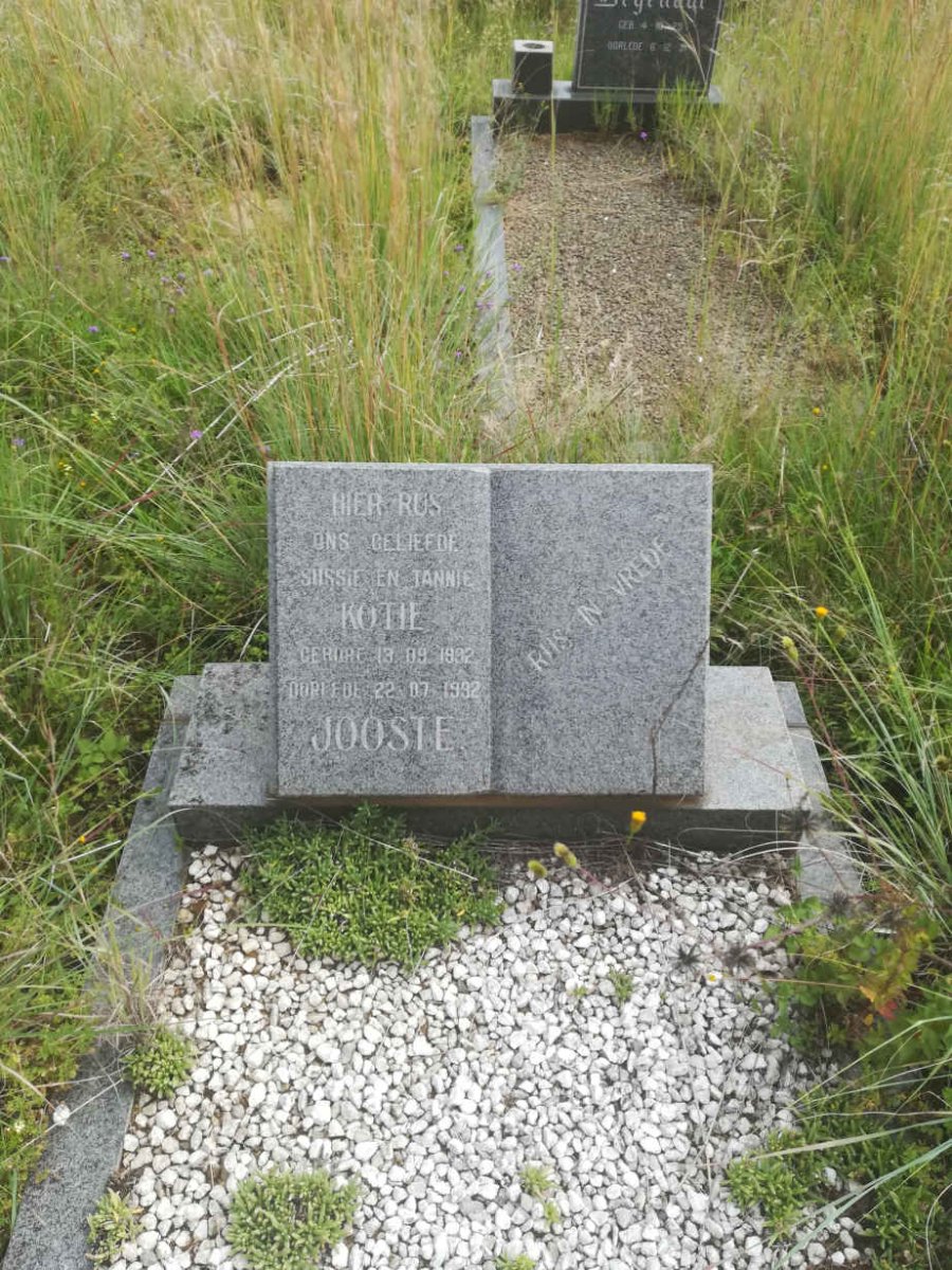JOOSTE Kotie 1932-1992