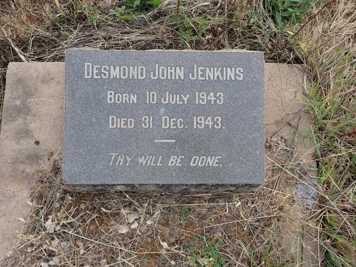 JENKINS Desmond John 1943-1943