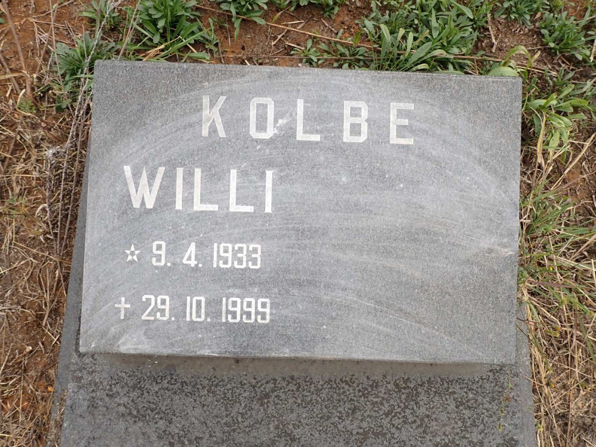 KOLBE Willi 1933-1999