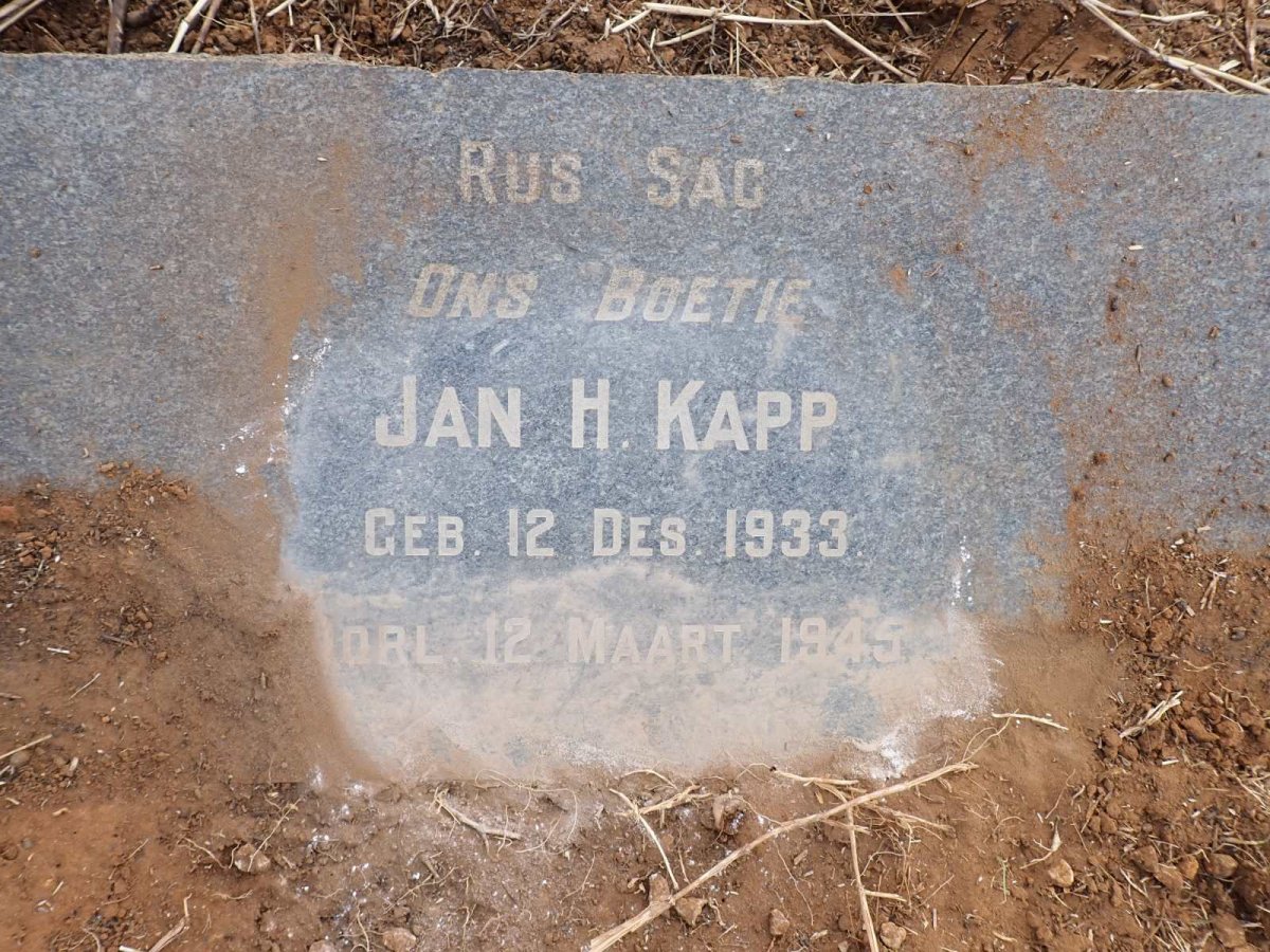KAPP Jan H. 1933-1945