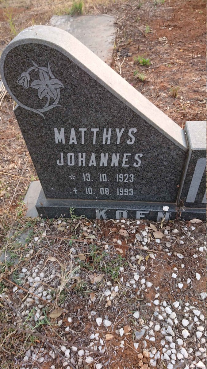 KOEN Matthys Johannes 1923-1993 & Johanna Wilhelmina 1926-1999 _1